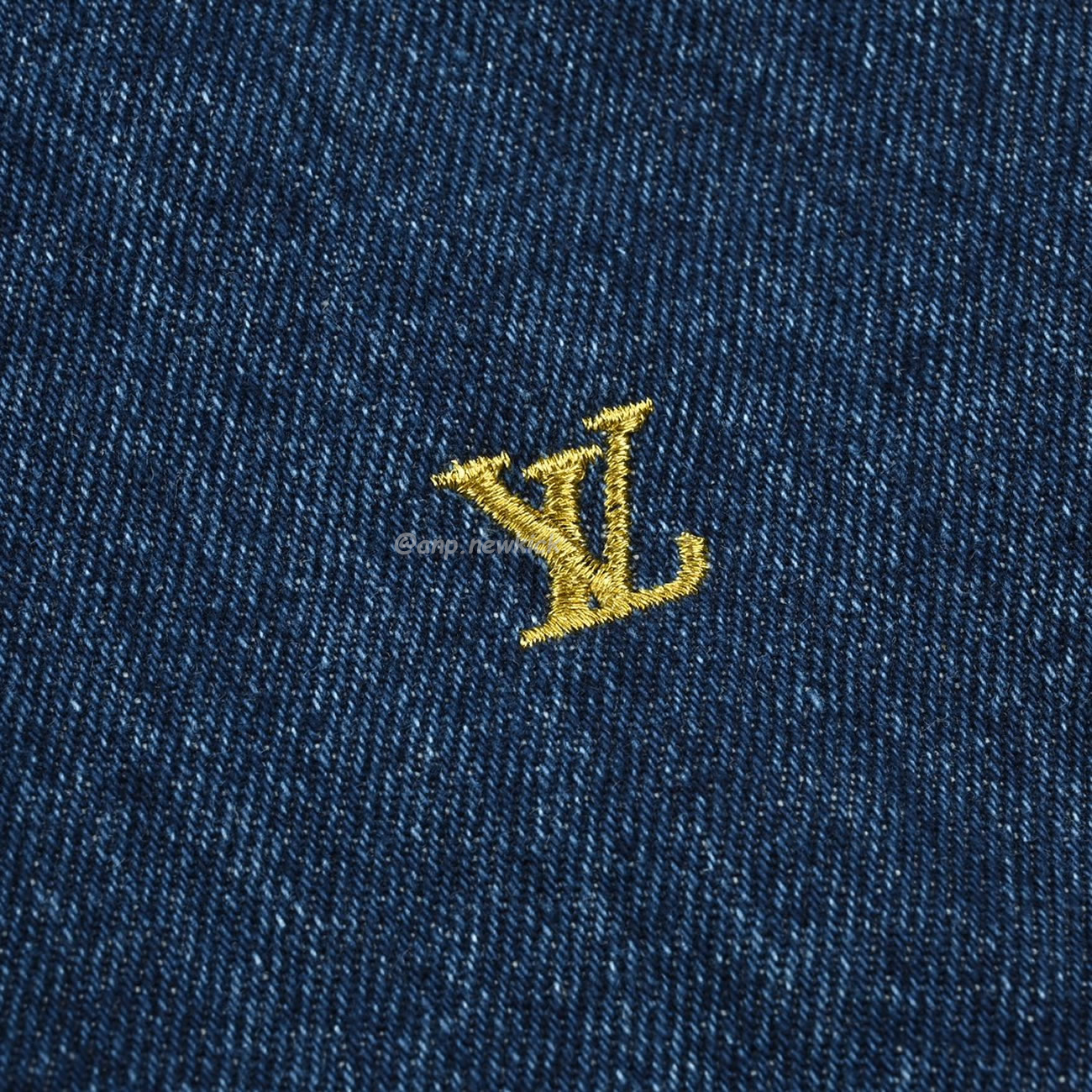 Louis Vuitton Embroidered Logo Denim Shorts (8) - newkick.cc